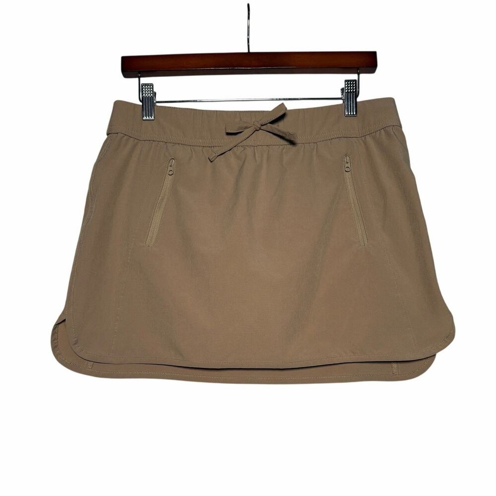 Magellan Fish Gear Skort Womens S Khaki Lined Activewear Outdoors Fishing Casual